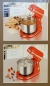 Preview: GOURMETmaxx Küchenmaschine 250W rot Rühren, Mixen & Kneten